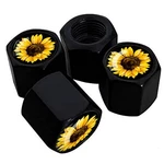Xiageana Metal Car Wheel Tire Valve Stem Caps 4 Pack Cool Sunflower Sunshine. Fixed Price $20.75.