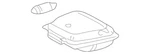 Genuine Mercedes-benz Interior Light 463-820-04-01-7D43. Fixed Price $556.80.