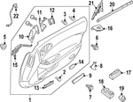Genuine Nissan Warning Lamp 26670-6GP0A. Fixed Price $114.97.