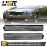 Depo Smoke Front Bumper Side Marker Lights For 00-02 Lincoln Ls W/ Sport Package. Fixed Price $39.95.