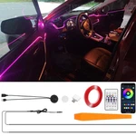 For Toyota RAV4 Rgb 2 1 Car Interior Led Strip Lights Ambient Neon Kit. Fixed Price $39.29.