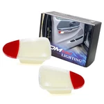 Pair Clear/red Side Door Courtesy Lamp Housings Ford 97-03 F150, 97-99 F250. Fixed Price $21.09.