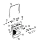 Genuine Mopar Door Lamp Left 68458002AC. Fixed Price $23.88.