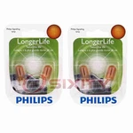 2 Pc Philips Front Side Marker Light Bulbs Ford Focus Police Interceptor Mo. Fixed Price $13.89.