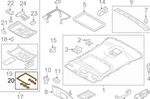 New Audi A8 D4 Interior Roof Hardware Kit 4H0998143 Oem No Duty To. Fixed Price $198.36.