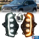 For Toyota RAV4 2019-2025 Led Fog Light W/ Turn Signal Daytime Running Lamp Drl. Fixed Price $59.99.