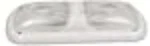 Lasalle Bristol GSAM4010 Double 12V Dome Light - Clear. Fixed Price $33.53.