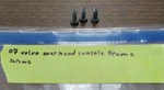 07-13 Volvo S40 Overhead Console Frame Oem 9070097 Screws. Fixed Price $13.95.