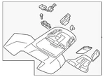 Genuine Subaru Overhead Console 92151AN22AME. Fixed Price $194.03.
