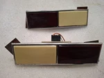 Original Oem Pair 79-85 Eldorado Door Courtesy Light Cover Lens Emblems Ornament. Fixed Price $79.99.