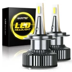 Auxito H7 Led Headlight Lamps 360 View High Low Beam 16000LM 6500K Bulbs Canbus. Fixed Price $41.79.