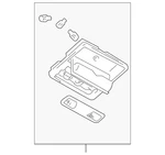 Genuine Mitsubishi Map Lamp Assembly MR794300. Fixed Price $129.56.
