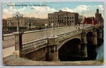Locust Street Bridge Des Moines Iowa C1911 Db Postcard AA22. Fixed Price $12.50.