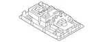 Genuine Volkswagen Overhead Console 5H0-959-561-BM-TJA. Fixed Price $34.25.