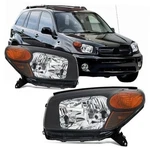 Headlights Assembly Compatible With 2004 2005 Toyota 04-05 RAV4 Black Amber. Fixed Price $179.99.