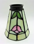 Angelo Brothers Company - Tiffany Bell Stained Glass Lamp Shade #81266. Fixed Price $18.99.