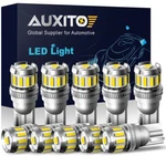 Auxito T10 Led License Plate Light Bulbs Super Bright White 168 2825 194 10-100X. Fixed Price $8.99.