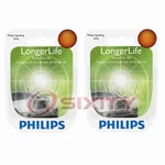 2 Pc Philips Turn Signal Indicator Light Bulbs For Lincoln Continental Wt. Fixed Price $10.12.