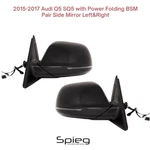 Pair Door Side Mirror For 09-14 Audi Q5 Heated Blinker Power Folding Bsm 11PIN. Fixed Price $427.76.