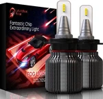 Lightening Dark H7 Led Bulbs 70W 12000LM 6500K Cool Xenon White Pair. Fixed Price $66.45.