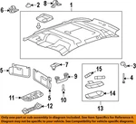 Ford Oem 09-15 Mkx Roof Interior Trim-dome Lamp Bulb 7L7Z13466A. Fixed Price $11.54.