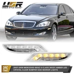 Clear Amber Led Bumper Side Marker Light Lamp For 07-09 Mercedes W221 S550 S600. Fixed Price $32.95.