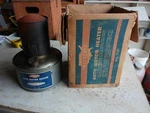 Vintage Sears Allstate Auto Heater With Original Box Lot 25-51-1-CH. Fixed Price $29.99.
