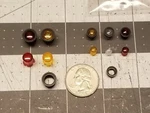 Miniature Scale 3MM And 5MM Bezel Lens Set Of 4 For Radio Control. Fixed Price $18.00.