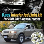 8PC Super White Car Interior Led Light Kit Package For 2001-2002 Nissan Frontier. Fixed Price $12.08.