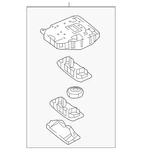 Genuine Mercedes-benz Control Unit 000-900-65-17-1D03. Fixed Price $359.91.