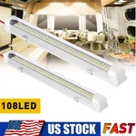 2X 108 Led Interior Light Strip Bar For Bus Caravan On/off Switch 12-80V. Fixed Price $13.20.