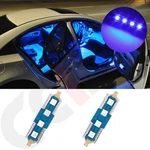 New 2 36MM Car Interior Lamps Led Bulb 3014-4-SMD For Replacement Festoon Blue. Fixed Price $9.58.