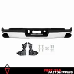 Chrome Rear Bumper W/conner Steps For 2014-2018 Silverado/ Sierra 1500. Fixed Price $169.00.