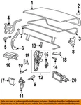 Ford Oem 03-19 Edge Trunk Lid Components-compartment Lamp 3W1Z13A756AA. Fixed Price $11.99.