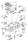 Audi Seat A3 S3 Sportback Lim. Quattro. Diffusor Lens 8E0947125. Fixed Price $42.60.