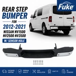 Chrome Rear Bumper Assembly For Nissan NV1500 NV2500 NV3500 2012-2021 W/ Sensors. Fixed Price $144.00.