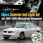 14PC Car Interior Led White Light Bulb Kit For 1997-2004 Mitsubishi Diamante. Fixed Price $15.28.