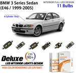 Led Light Bulbs Interior Kit For Bmw 3 Series E46 (4-CYLINDER) Xenon White. Fixed Price $25.48.