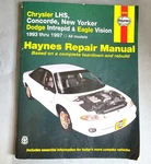 Haynes Repair Manual Chrysler Lhs Concorde New Yorker Dodge Intrepid 1993-1997. Fixed Price $5.99.