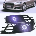 Led Drl Projector Fog Lights Halo Angel Eye & Cover X For 16-18 Audi A6 C7 Sedan. Fixed Price $148.33.