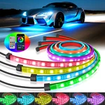 Rgb Led Strip Car Tube Underglow Light Kit Bluetooth App Remote Controller. Fixed Price $44.99.