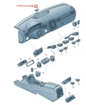 New Vw Touareg MK2 Sun Sensor 7P6907539A Original. Fixed Price $77.82.