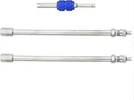 Wmycongcong 3 Pcs 6" Dually Valve Stem Extenders Straight Metal Wheel. Fixed Price $19.40.