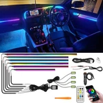 For Audi A3 A4 S4 A5 A6 10 Acrylic Rgb Led Interior Atmosphere Strips Light. Fixed Price $73.16.