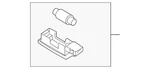 Genuine Volkswagen Visor Lamp 17A-947-109-RM5. Fixed Price $22.84.