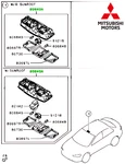 Oem Lamp Assy,room,fr Genuine Mitsubishi Lancer Evolution X CZ4A 8401A011HA. Fixed Price $144.57.