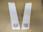 Cadillac Deville Courtesy Light Lens W/ Emblem Set 2 Rh + Lh Roof Pillar Rear. Fixed Price $49.88.