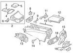 New Genuine Mercedes-benz Interior Lamp Optical Fiber Oe 2058251610. Fixed Price $12.61.