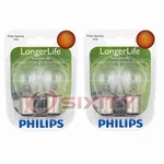 2 Pc Philips Rear Turn Signal Light Bulbs For Oldsmobile 88 98 Deluxe Zi. Fixed Price $12.86.