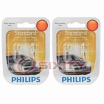 2 Pc Philips Rear Side Marker Light Bulbs For Lincoln Continental V Mu. Fixed Price $11.45.